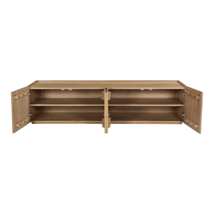 American Home Furniture | Moe's Home Collection - Plank Media Cabinet Natural