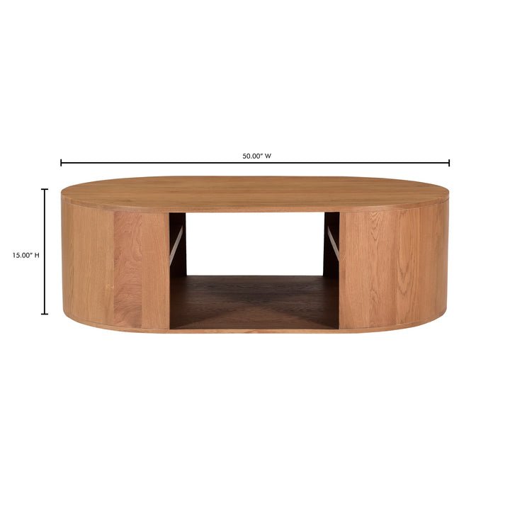 American Home Furniture | Moe's Home Collection - Theo Coffee Table Natural