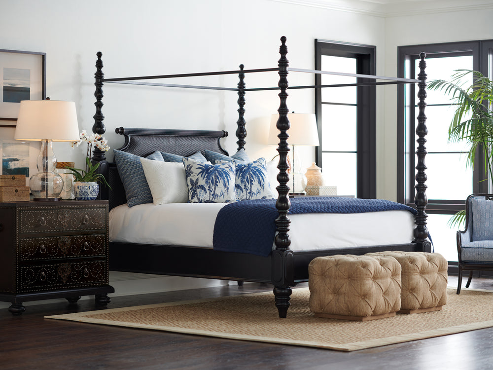American Home Furniture | Tommy Bahama Home - Kingstown Sovereign Poster Bed