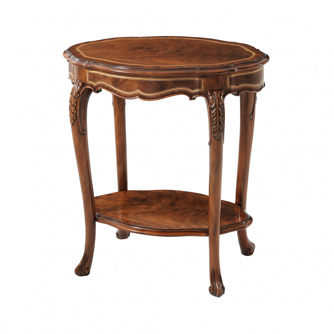 Oval Millard Accent Table - Theodore Alexander - AmericanHomeFurniture