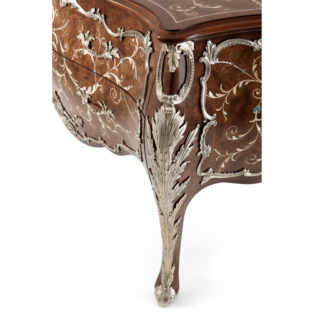 Laurent Bombe Commode - Theodore Alexander - AmericanHomeFurniture