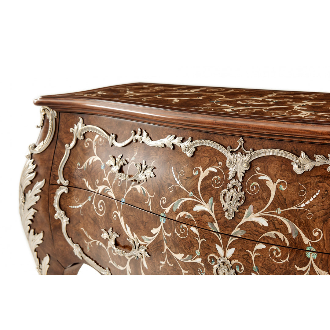 Laurent Bombe Commode - Theodore Alexander - AmericanHomeFurniture