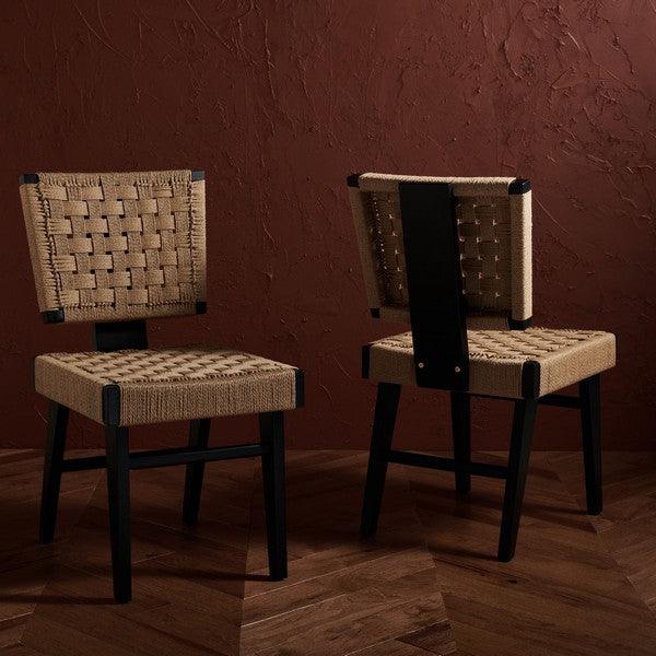 Safavieh Couture Susanne Woven Dining Chair (Set Of 2) DINING CHAIRS