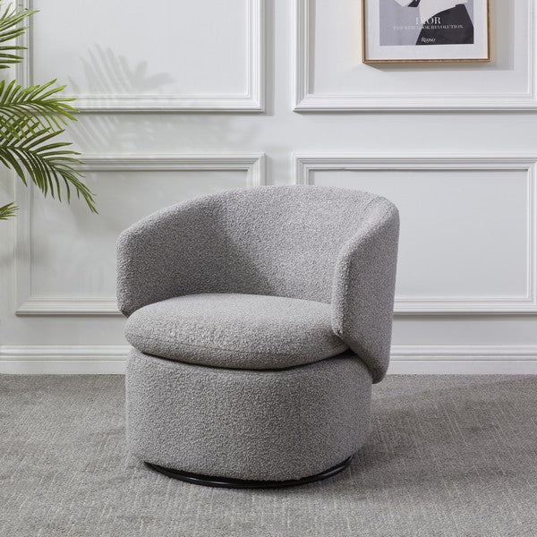 Buy Safavieh Phyllis Boucle Swivel Chair SFV4816B - American Home Furniture
