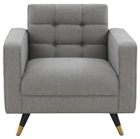 Safavieh Couture Bradson Tufted Back Accent Chair ACCENT + LOUNGE CHAIRS