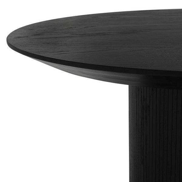 Moon Round Dining Table - Wooden Top – Hygge Life