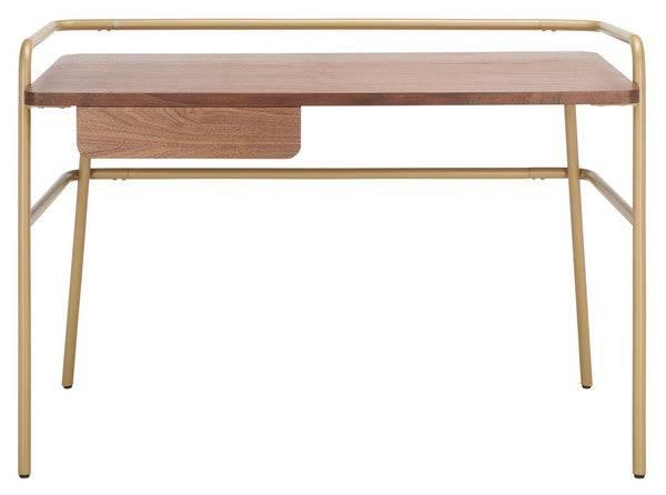 Safavieh Couture Regis Metal And Wood Desk DESKS