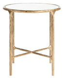 JESSA FORGED METAL ROUND END TABLE - AmericanHomeFurniture