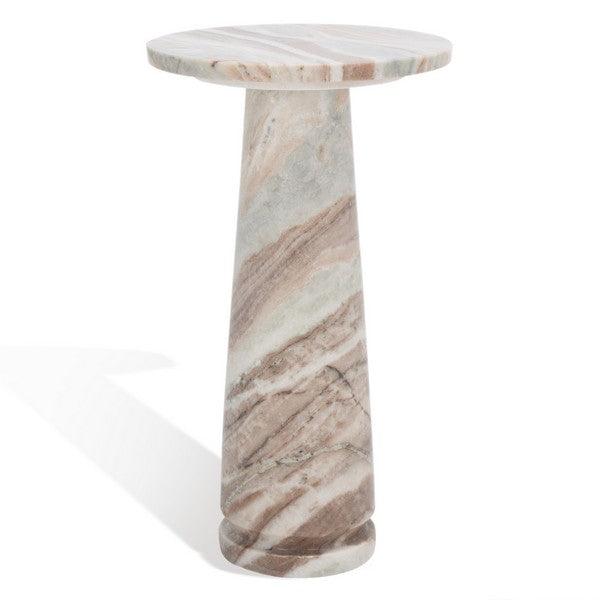 Safavieh Couture Valentia Round Marble Accent Table ACCENT TABLES