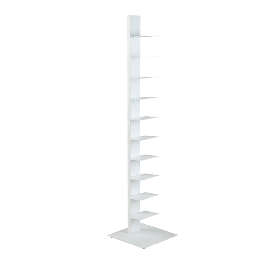Euro Style SAPIENS 60" BOOKCASE/SHELF/SHELVING TOWER IN WHITE BOOKCASES + SHELVES