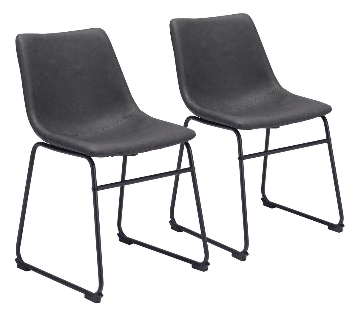 Zuo Smart Dining Chair Set - Set of 2 DINING CHAIRS