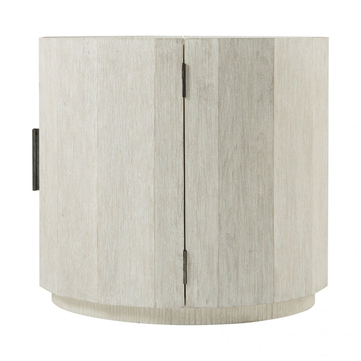 Breeze Round Side Table - Theodore Alexander - AmericanHomeFurniture