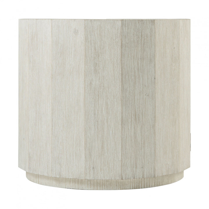 Breeze Round Side Table - Theodore Alexander - AmericanHomeFurniture