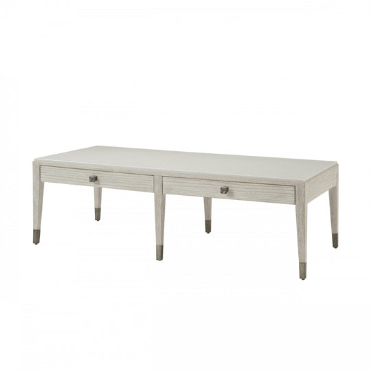 Theodore Alexander Breeze Two Drawer Cocktail Table COFFEE TABLES