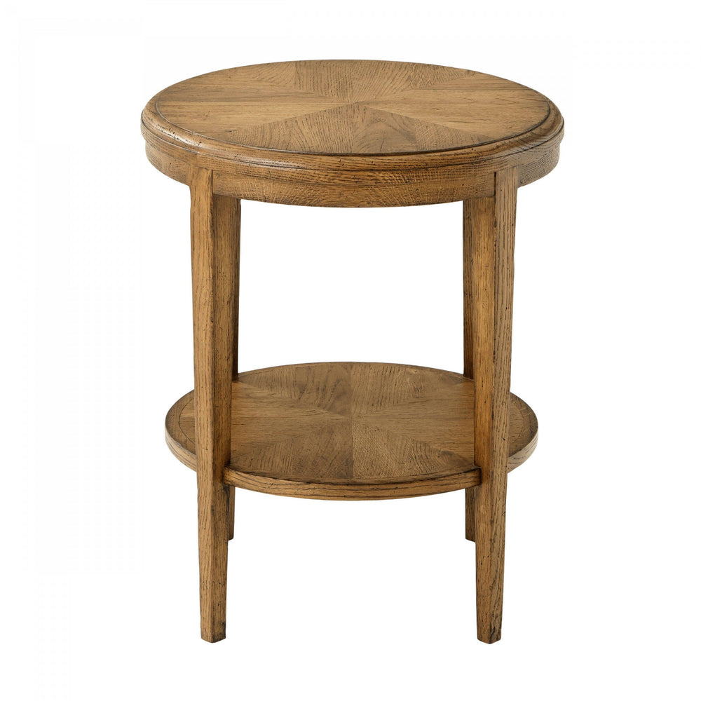 Nova Two Tiered Round Side Table - AmericanHomeFurniture
