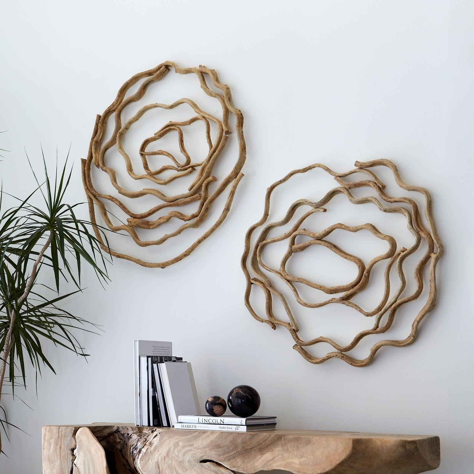 Phillips Collection Vine Wall Flower WALL ACCENTS