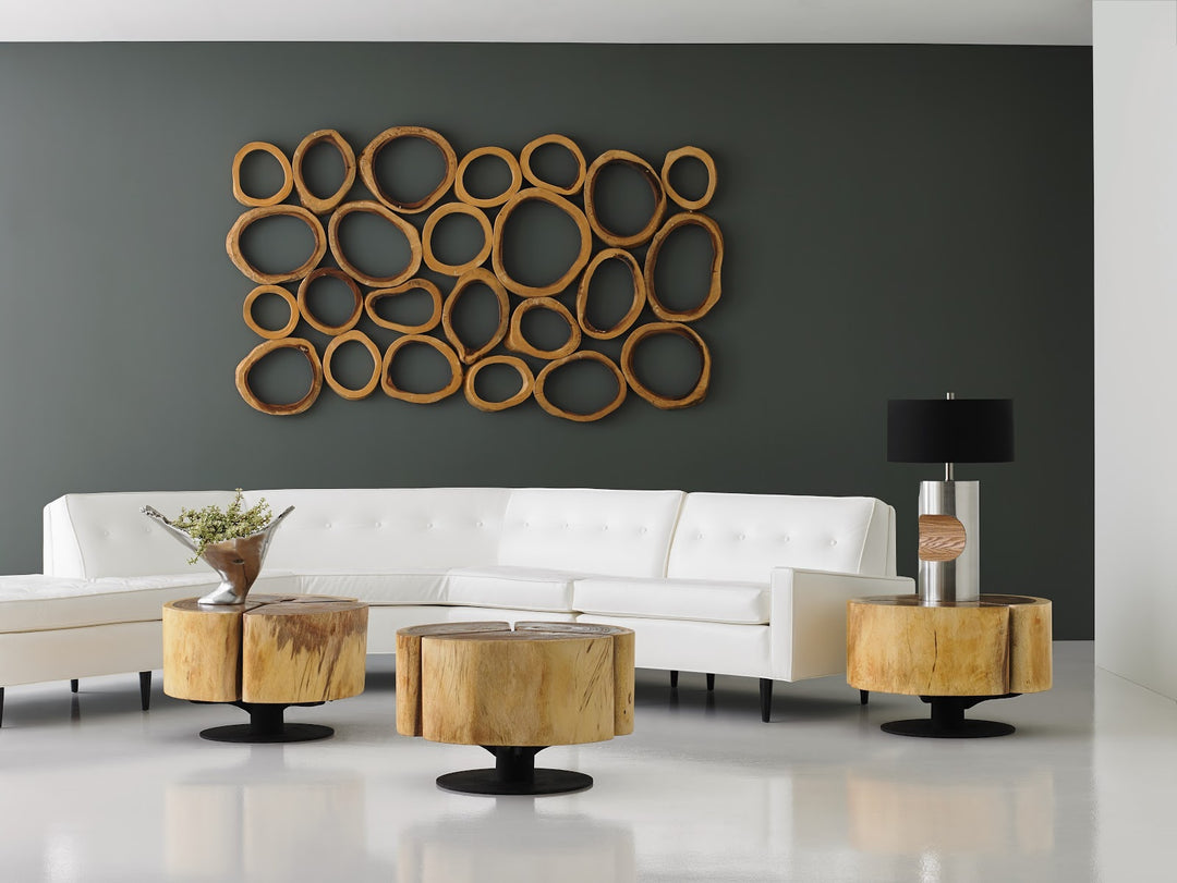 Chuleta Rings Wall Art, Chamcha Wood, Rectangular - Phillips Collection - AmericanHomeFurniture