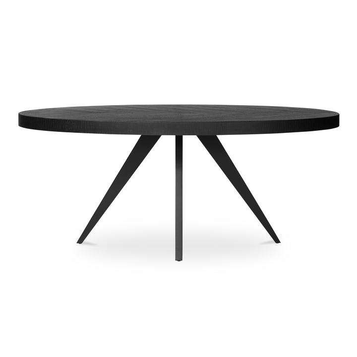 American Home Furniture | Moe's Home Collection - Parq Oval Dining Table Black