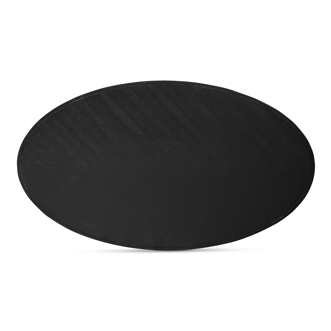 American Home Furniture | Moe's Home Collection - Parq Oval Dining Table Black