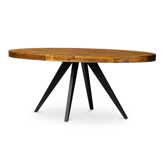 Moe's Home Collection - Parq Oval Dining Table Amber - TL-1019-14 | American Home Furniture