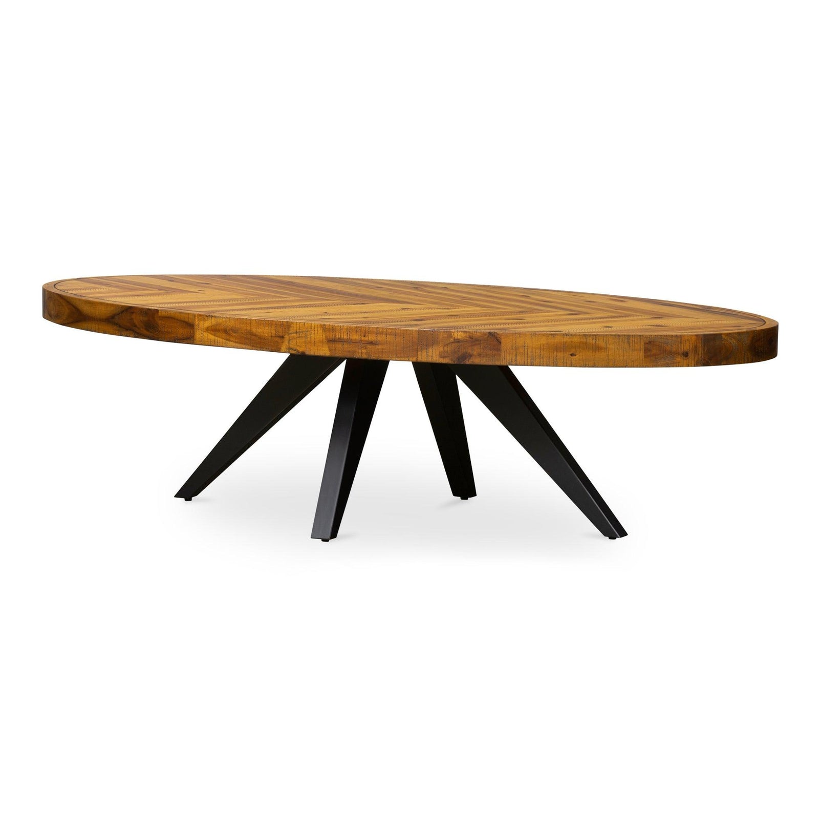 Moe's Home Collection - Parq Oval Coffee Table Amber - TL-1020-14 | American Home Furniture