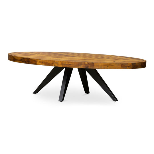 Moe's Home Collection - Parq Oval Coffee Table Amber - TL-1020-14 | American Home Furniture