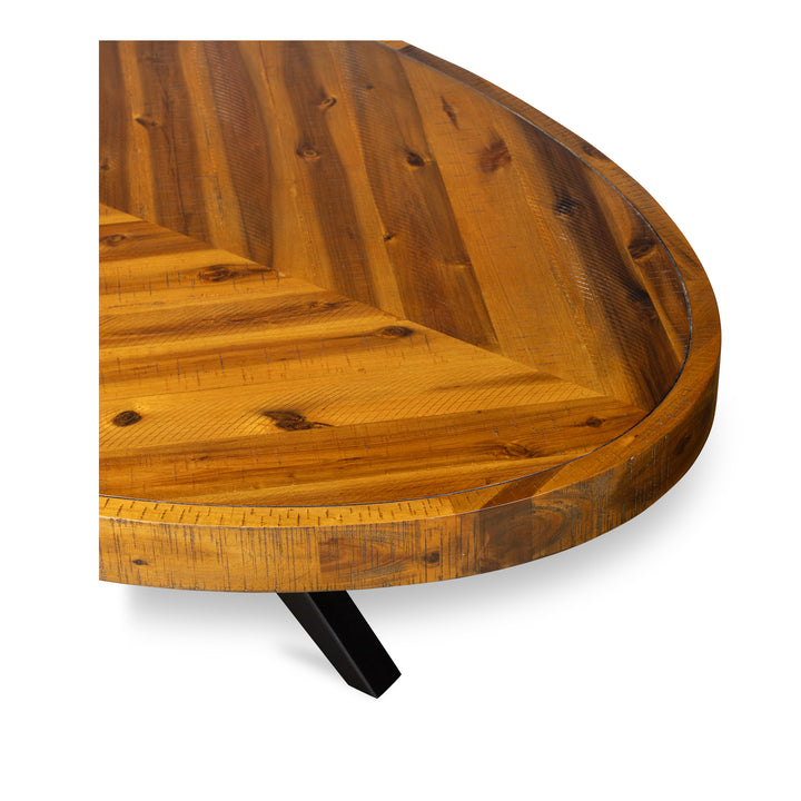 American Home Furniture | Moe's Home Collection - Parq Oval Coffee Table Amber