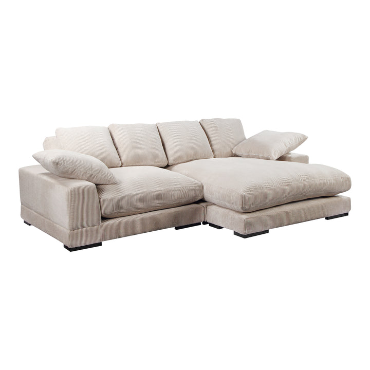 American Home Furniture | Moe's Home Collection - Plunge Sectional Cappuccino