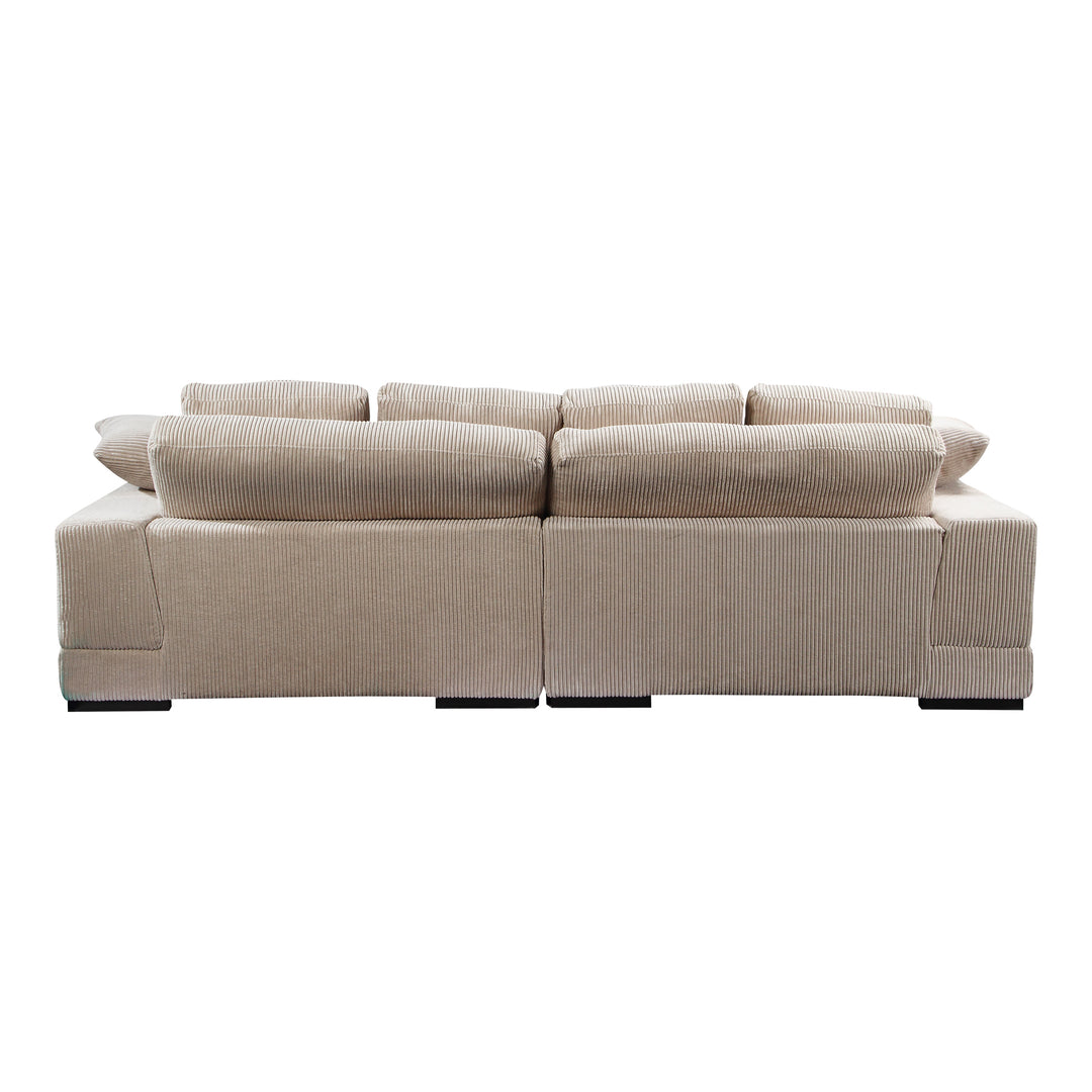 American Home Furniture | Moe's Home Collection - Plunge Sectional Cappuccino