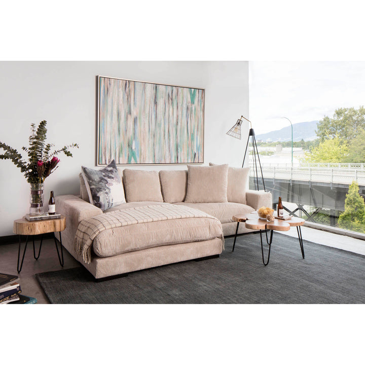 American Home Furniture | Moe's Home Collection - Plunge Sectional Cappuccino