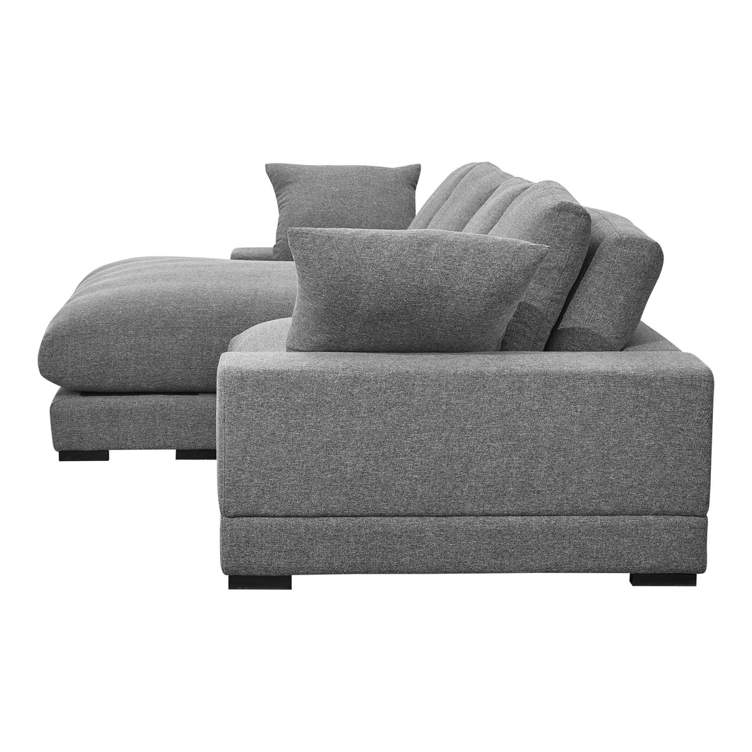 American Home Furniture | Moe's Home Collection - Plunge Sectional Anthracite