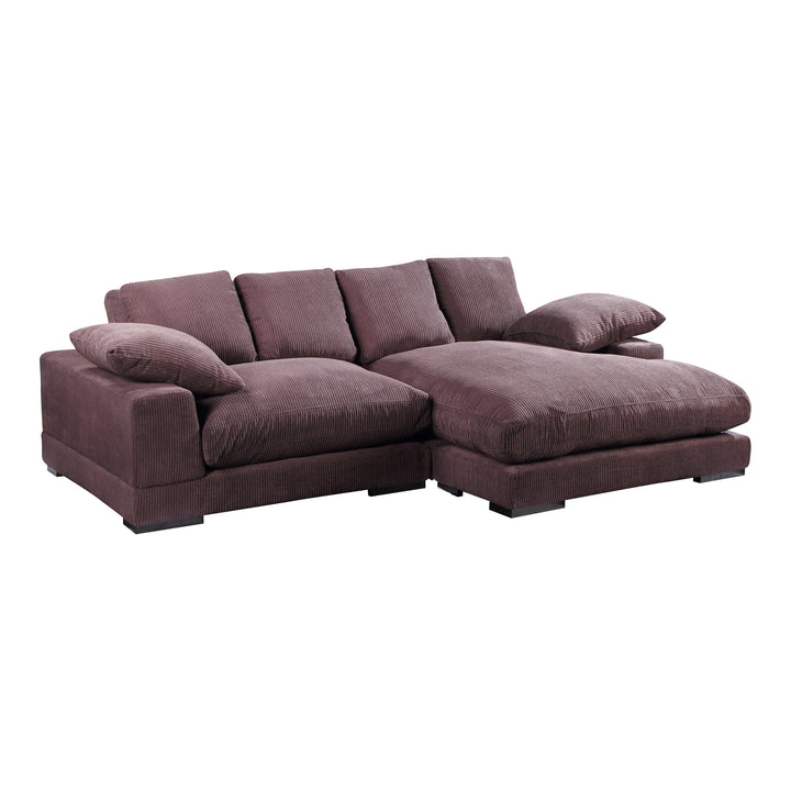 American Home Furniture | Moe's Home Collection - Plunge Sectional Dark Brown