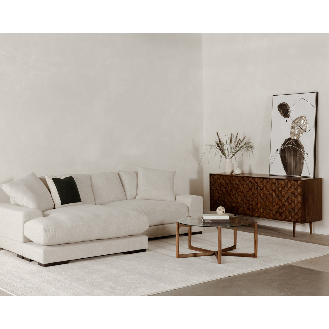 American Home Furniture | Moe's Home Collection - Plunge Sectional Sahara