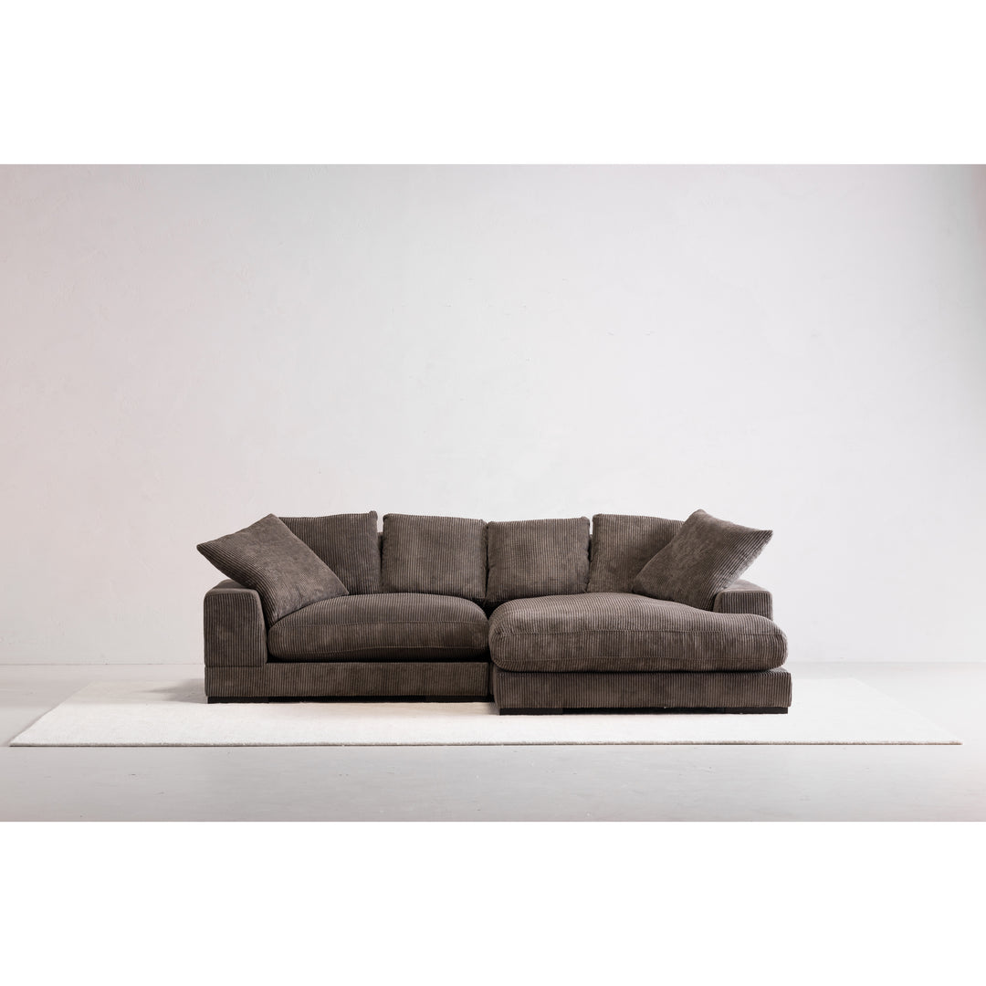 American Home Furniture | Moe's Home Collection - Plunge Sectional Charcoal