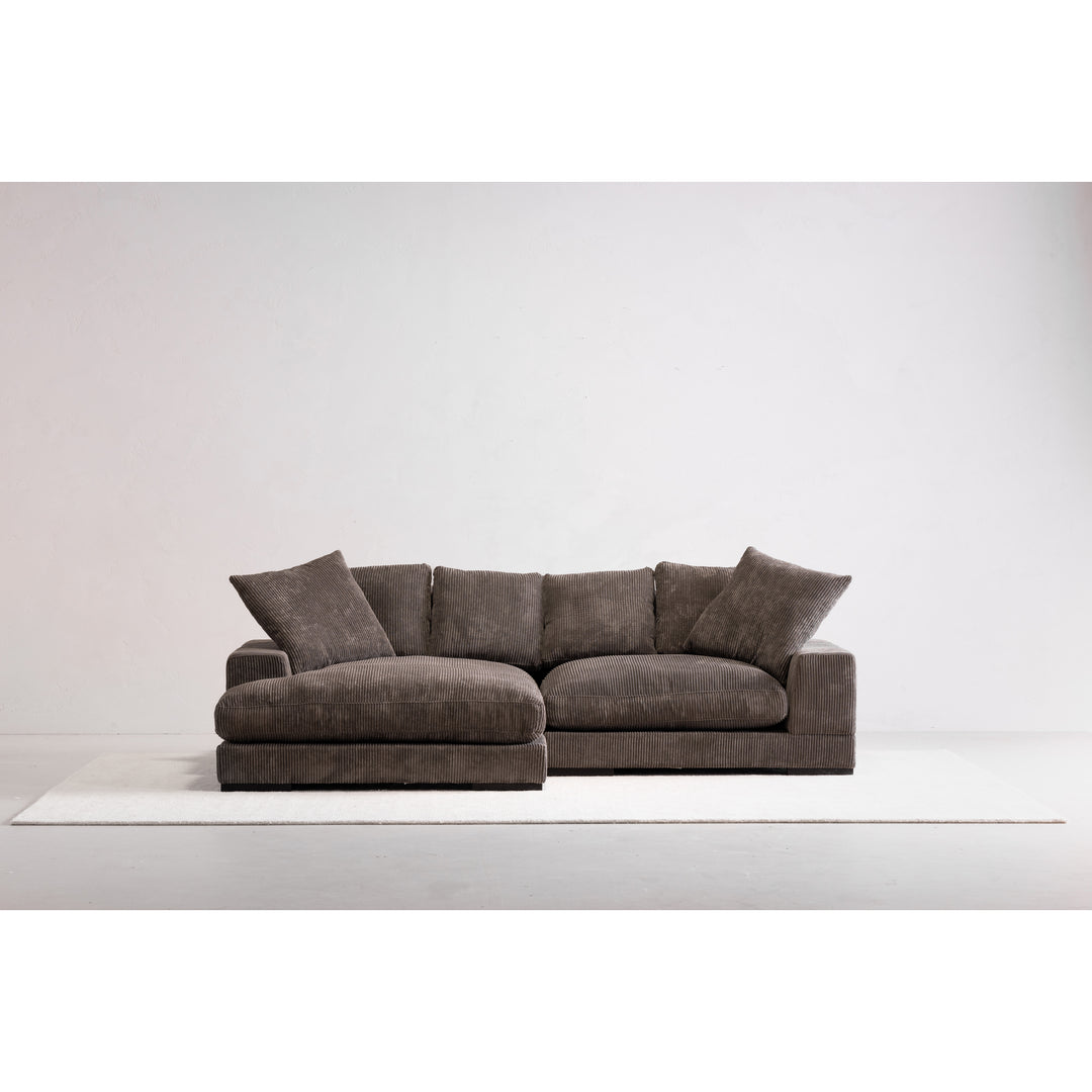 American Home Furniture | Moe's Home Collection - Plunge Sectional Charcoal