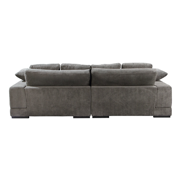 American Home Furniture | Moe's Home Collection - Plunge Sectional Charcoal