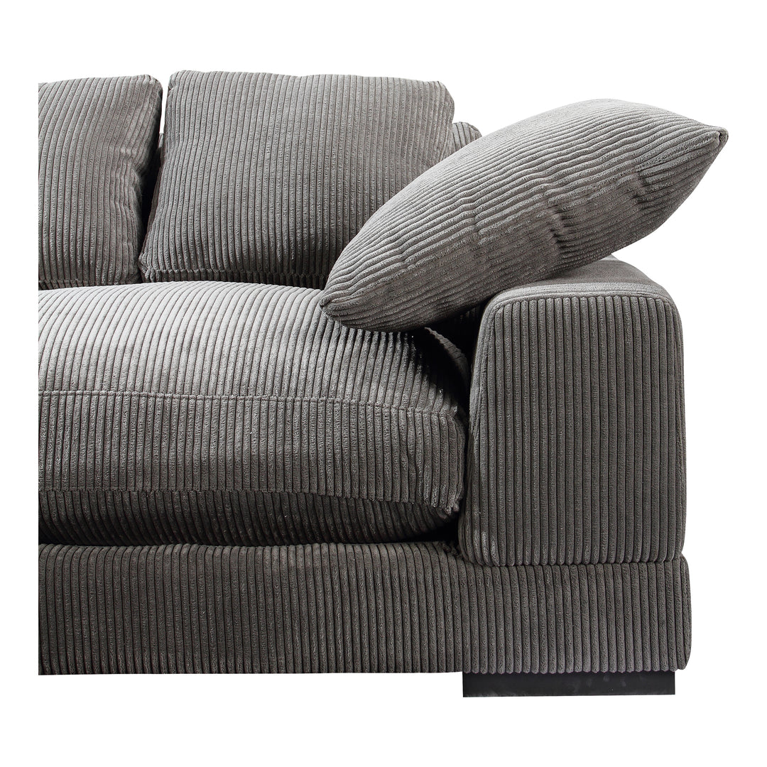 American Home Furniture | Moe's Home Collection - Plunge Sectional Charcoal