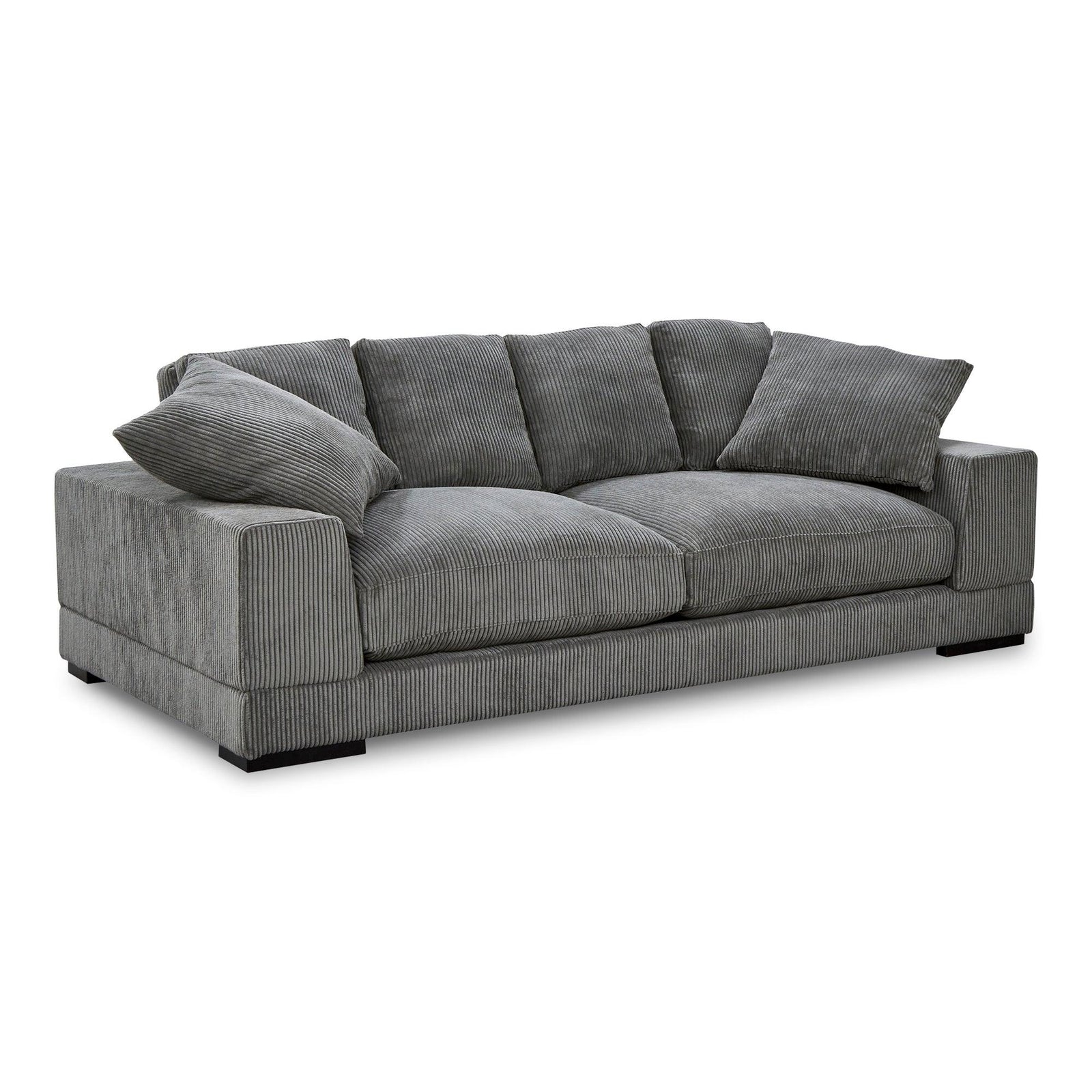 Moe's Home Collection - Plunge Sofa Charcoal - TN-1021-25 | American Home Furniture