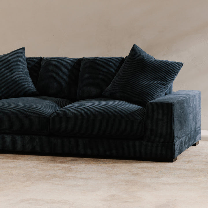 American Home Furniture | Moe's Home Collection - Plunge Sofa Navy