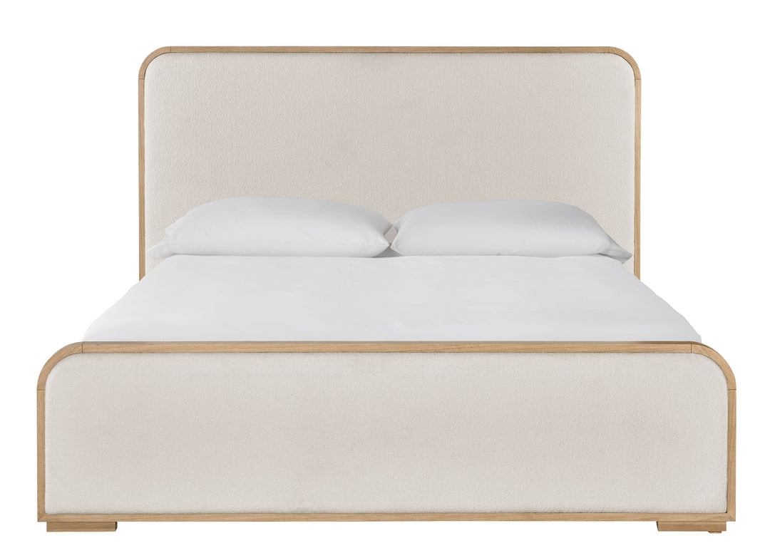 Modern Nomad Upholstered Panel Bed - AmericanHomeFurniture