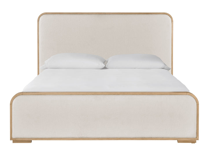 Modern Nomad Upholstered Panel Bed - AmericanHomeFurniture