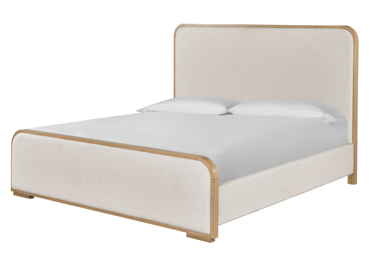 Modern Nomad Upholstered Panel Bed - AmericanHomeFurniture