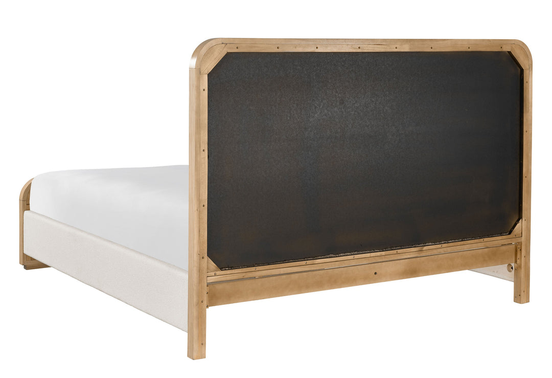 Modern Nomad Upholstered Panel Bed - AmericanHomeFurniture