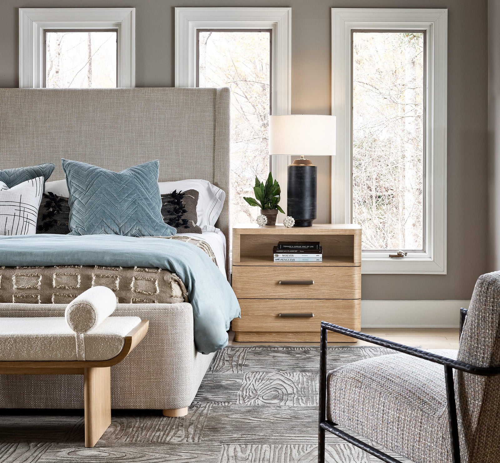 Universal Furniture Modern Nomad Nighstand NIGHTSTANDS