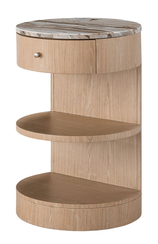 Universal Furniture Modern Nomad Round Nighstand NIGHTSTANDS