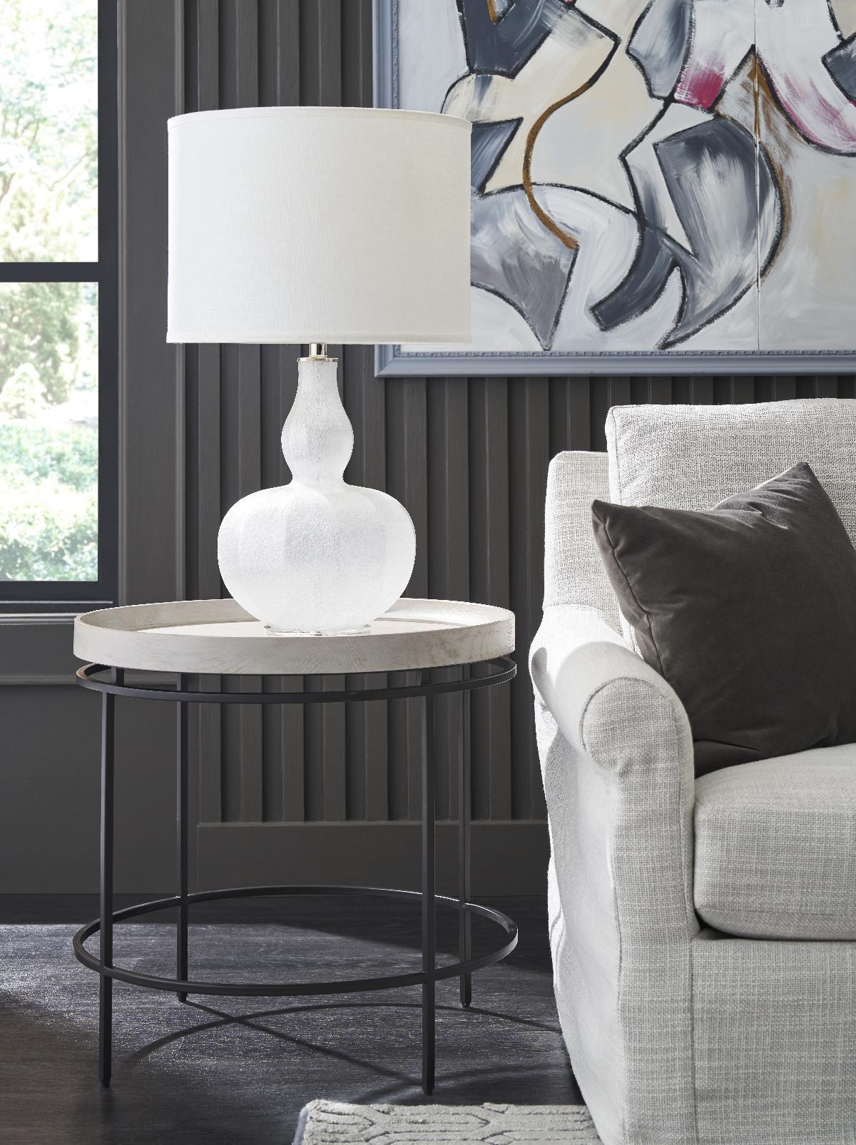 Universal Furniture Coalesce Round Tray Top End Table ACCENT TABLES