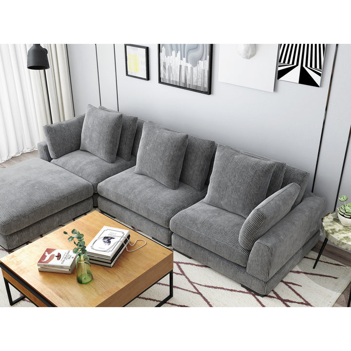 American Home Furniture | Moe's Home Collection - Tumble Corner Charcoal