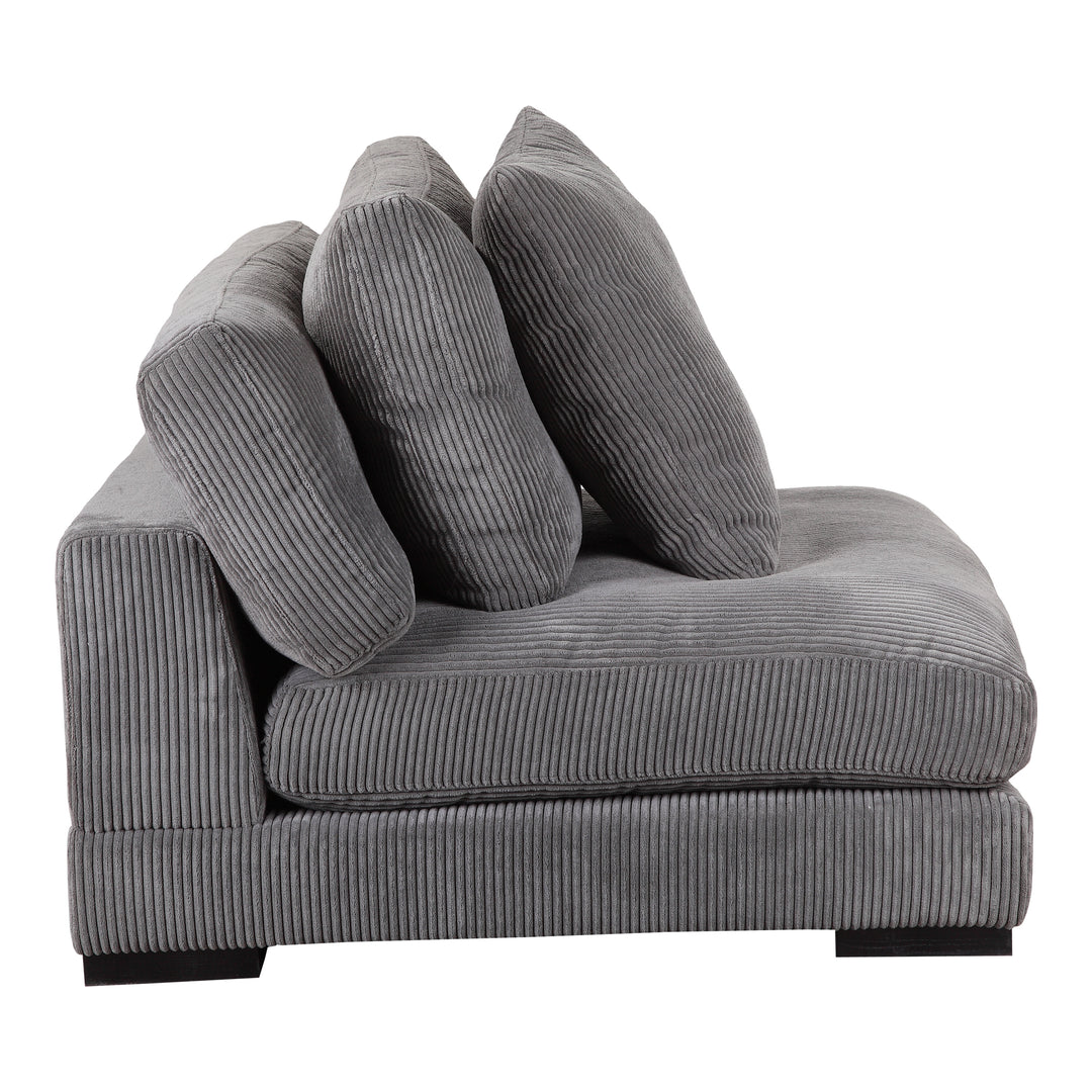 American Home Furniture | Moe's Home Collection - Tumble Slipper Chair Charcoal