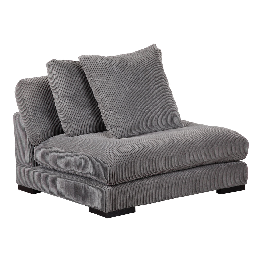 American Home Furniture | Moe's Home Collection - Tumble Slipper Chair Charcoal