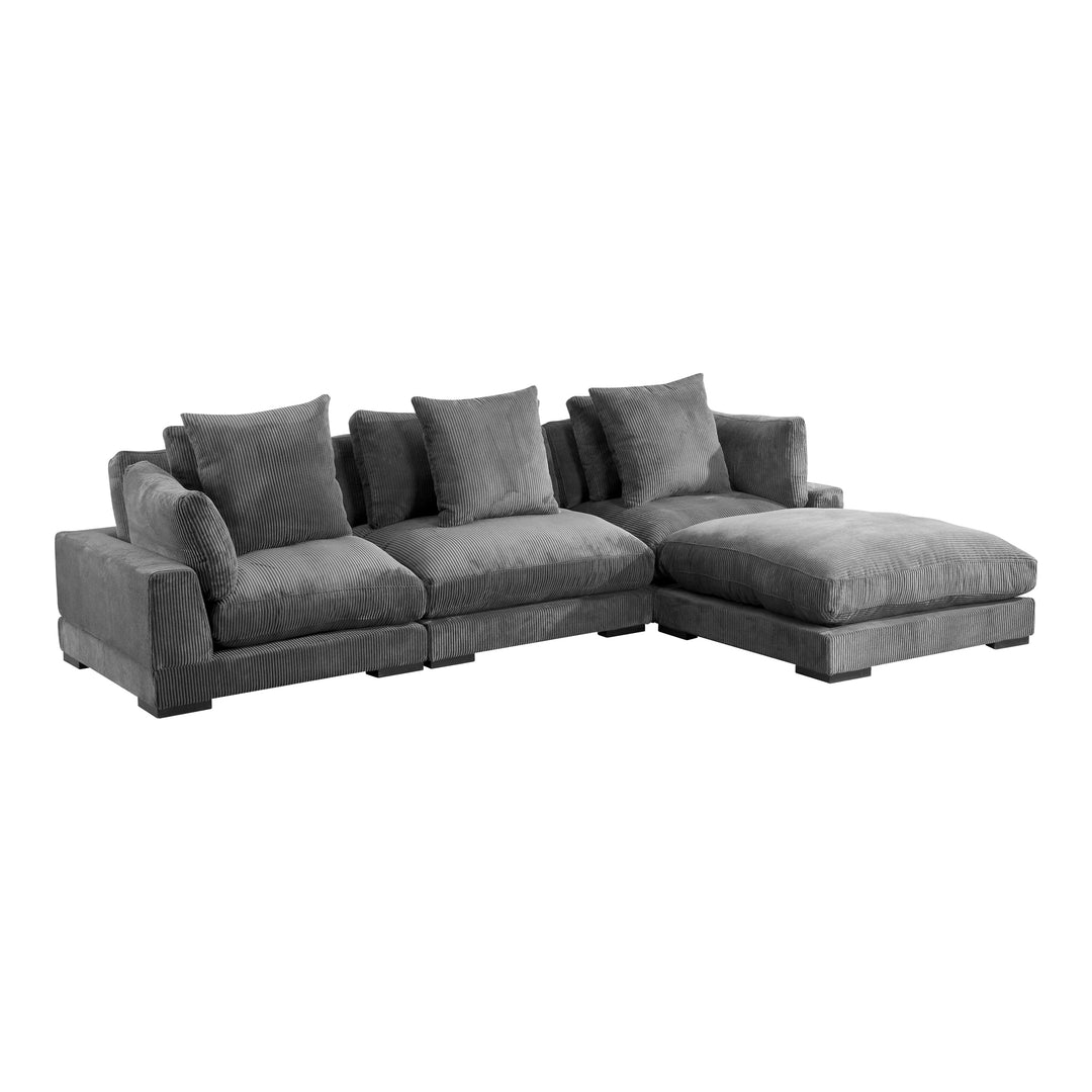 American Home Furniture | Moe's Home Collection - Tumble Lounge Modular Sectional Charcoal